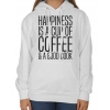 Bluza z kapturem Happines is a cup of coffe